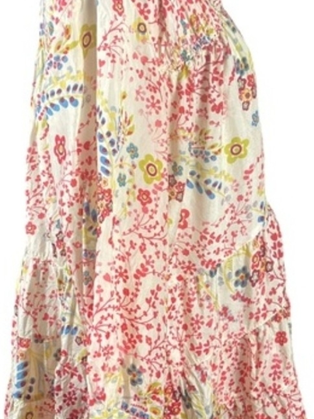Sundance Woman Floral Peasant Blouse - Cream Multi - Picture 3 of 11